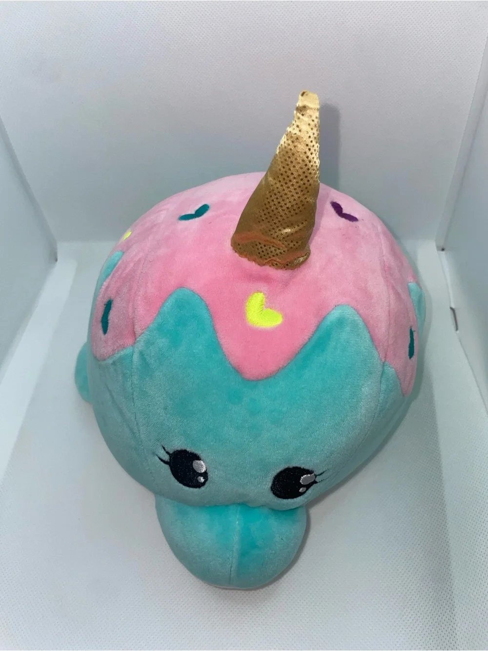 Spark Create Imagine Ice Cream Narwhal Plush Stuffed Animal – 8